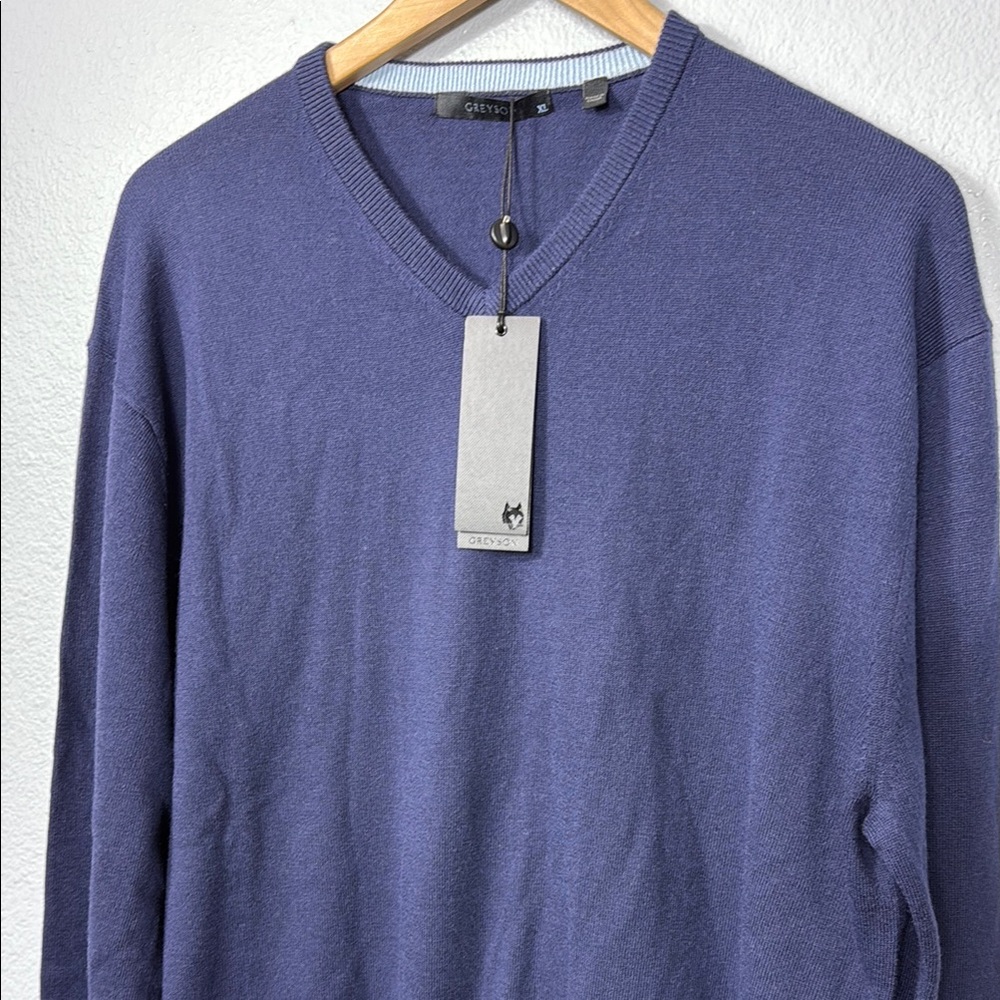 NWT Greyson Men's‎ Cheyenne V-Neck Sweater